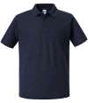 570M Russell Athletic Authentic Eco Piqué Polo Shirt French Navy colour image